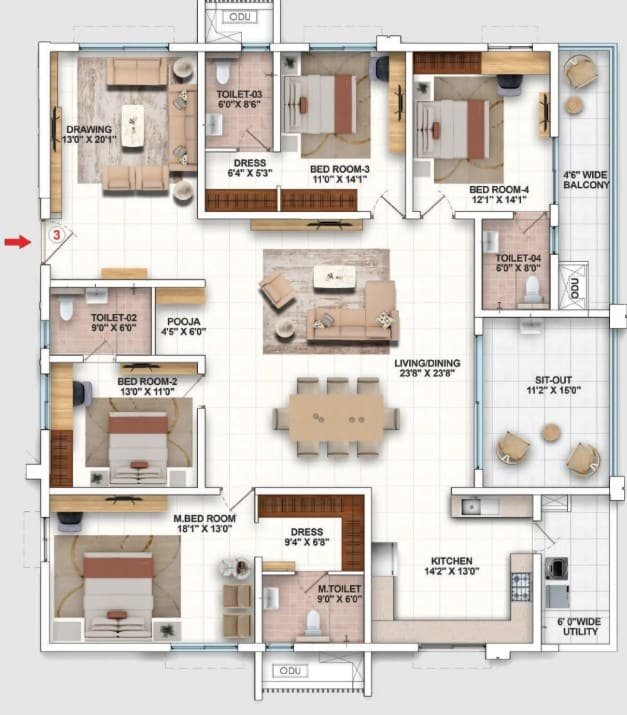 4bhk